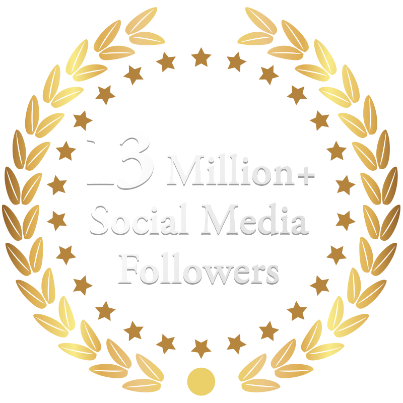FOC-Social-Badge-13M 9 Million+ Social Media Followers